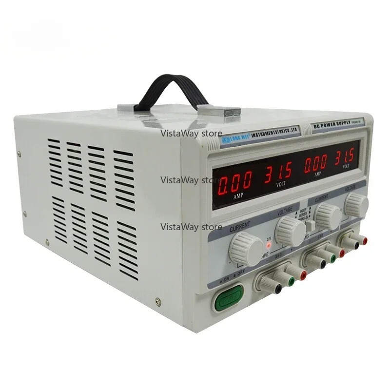 Linear Dc Power Supply Triple Output - Catu Daya Listrik Teratur DC Ganda