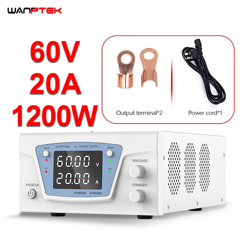 Wanptek Lab DC Power Supply Da - High Power 60V 20A Bench Power Supply ulasan dan harga