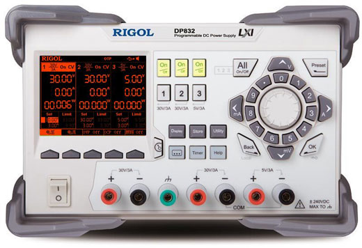 Rigol DP832 3 Saluran Triple O - Linear Dc Power Supply Triple Output ulasan dan harga