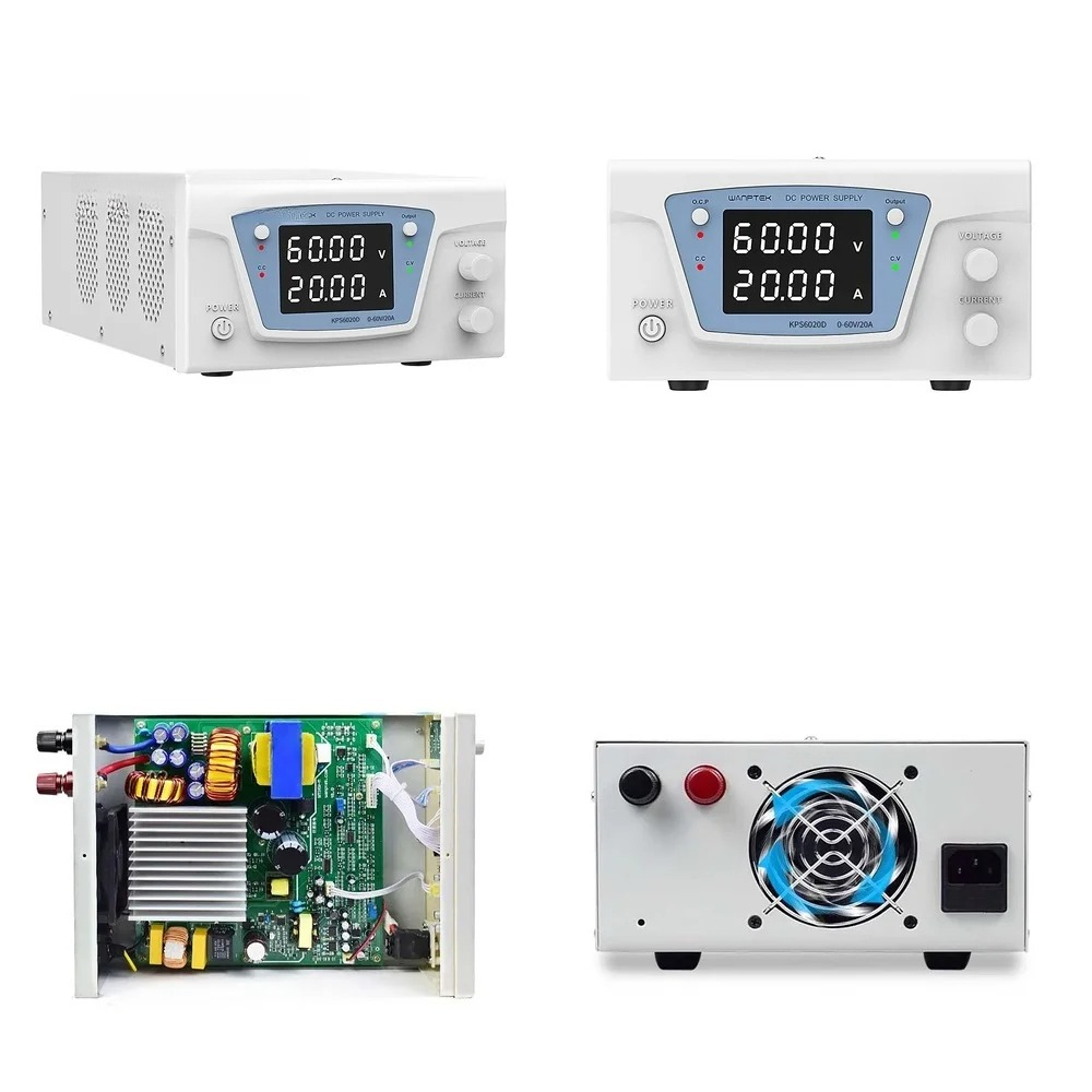 Catu Daya DC Layar Ganda LED u - High Power 60V 20A Bench Power Supply ulasan dan harga